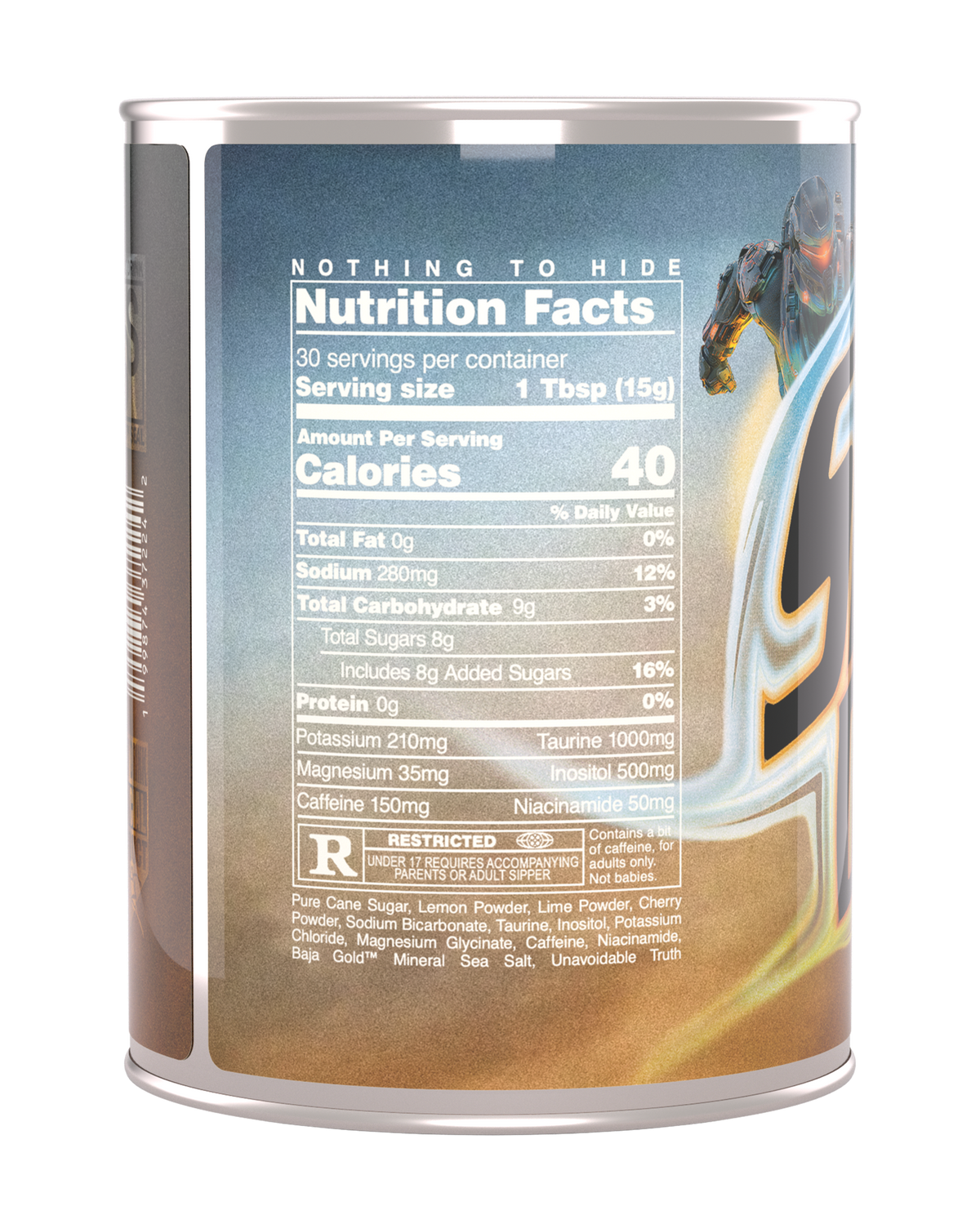 JOHN HALO Nutritional Facts
