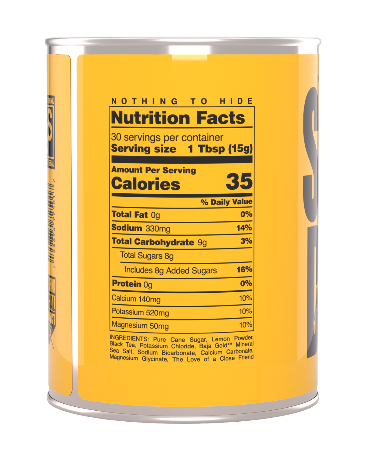 WHO DRANK LAURNOLD PALMER Nutritional Facts
